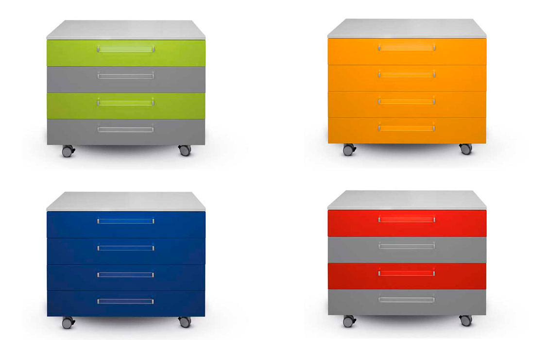 Laboratory drawers